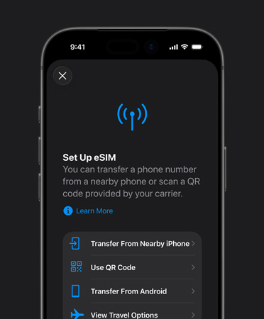 iPhone 17 Pro vist forfra med afrundede hjørner