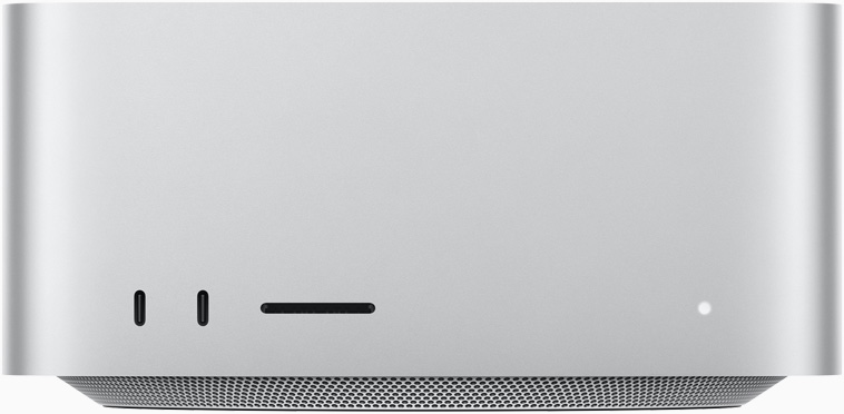 صورة أمامية لجهاز Mac Studio 